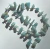 16 inch strand of Large Side Drilled Amazonite